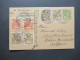 Tschechien CSR 1923 Ganzsache Mit 6x Zusatzfrankatur Stempel Praha 2 CSP Listovni Vypravna - Berlin Grunewald - Cartoline Postali