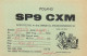 Polish Amateur Radio Station QSL Card Poland SP9CXM - Radio Amateur