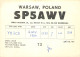 Polish Amateur Radio Station QSL Card Poland SP5AWV - Radio Amateur