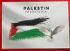 2023 Malaisie Malaysia Free Palestine Flag Israel Jew Muslim Jerusalem Al Quds Map Border Logo Post Card Peace Bird - Maleisië (1964-...)