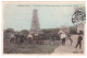 CHATILLON - Cyclistes Devant Le  Monument De La Defense En Face De La Tour BIRET (carte Animée) - Châtillon
