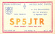 Polish Amateur Radio Station QSL Card Poland Y03CD SP5JTR - Radio Amateur