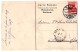 SILHOUETTE OMBRE PORTRAIT HOMME  N.C CLAUSEN COPENHAGUE DANEMARCK - SOUVENIR DE METZ 1907   -  COLLAGE SUR CARTE POSTALE - Silhouettes