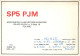 Polish Amateur Radio Station QSL Card Poland Y03CD SP5PJM - Amateurfunk