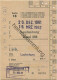 Schweiz - Laufenburg Basel SBB - 5 Hin- Und Rückfahrten In 3 Monaten - Serie 18 - Fahrkarte 1961/62 - Europa