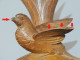 Delcampe - - SUPPORT VASE CORNET En BOIS FORET NOIRE Avec Un OISEAU Sculpté Collection    E - Autres & Non Classés