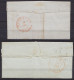 Lot 2 L. Affr.N°3 P85 Càd MONS /1851 Pour PERUWELZ Et GAND (taxé) - 1849-1850 Médaillons (3/5)