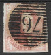 OBP8A Met 4 Randen (bovenaan Geraakt) Met Balkstempel P76 Louvain ( Zie Scans) - 1851-1857 Medaillons (6/8)