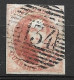 OBP8 Met 4 Randen En Met Balkstempel P134 Zele (zie Scans) - 1851-1857 Medaglioni (6/8)