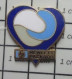 511B Pin's Pins / Beau Et Rare / INFORMATIQUE / COEUR BLEU ET BLANC  HEWLETT PACKARD - Informatique