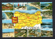 Carte Géographique -14 CALVADOS -Caen, Trévieres, Bayeux, Fleury, Mezidon, Livarot, Trouville, Deauville, Orbec, Falaise - Carte Geografiche