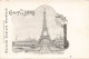 EXPO 1900 - CHAMP De MARS TROCADÉRO TOUR EIFFEL Publicité GRONDARD CHOCOLAT- Orlow - Staerck Imprim. ART NOUVEAU - Loten, Series, Verzamelingen