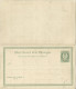 Norwegen P8, Ungebr. 6 öre Doppel Ganzsache M. Variante "zusätzl. Eckornament" - Covers & Documents