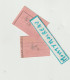 VP : Ticket : Var Ile  Du Levant , Jean Charraix ,lot De  Deux - Tickets - Entradas