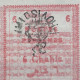 PERSIA PERSE IRAN,1906 The Provisional Typeset Issue,Inverted Handstamp On 6 Chahis,Mint - Iran