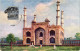 PC INDIA AGRA ENTRANCE TO AKBAR'S TOMB, Vintage Postcard (b52814) - India