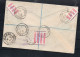 K.U.T -1936  REGISTERED  AIRMAIL COVER TANGA TO KPENHAGEN ,DENMARK WITH  BACKSTAMPS - Kenya, Uganda & Tanganyika