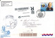 Cuba Registered FDC 2-12-2002 Uprated And Sent To Germany With Topic Stamp On The Backside Of The Cover - FDC