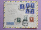 DL 19 BRAZIL  BELLE LETTRE RECO  1947  A  ROMA ITALIA   +BLOC DE 4 TP +AFF. INTERESSANT+ - Covers & Documents