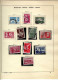 Bresil - (1957-58) - Celebrites - Evenements - 3 Pages - 32  Val. - Used Stamps