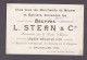 Rare Carte Publicitaire Beurre Fin De Normandie Stern & Cie Orbec ( Beurres Chromo Gombert Halluin Medaille Or Bruxelles - Orbec