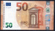 50 EURO ITALY  LAGARDE S052 SL  Ch  "04"  UNC - 50 Euro