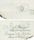 MTM077 - 1857 TRANSATLANTIC LETTER USA TO FRANCE Steamer EUROPA - UNPAID - Storia Postale