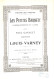 Les Petites Barnett, Opérette De Varney. Partition Ancienne, Couverture Illustrée JacquesWély - Partitions Musicales Anciennes
