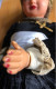Delcampe - Poupée Ancienne 40 Cm - Costume - Yeux Mobiles, Membres Articulés, Chaussures Peintes, Genoux Coudes Non Articulés - Puppen