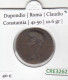 CRE3262 MONEDA ROMANA DUPONDIO ROMA CLAUDIO CONSTANTIA 41-50 - Gallië