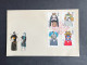 (G) China PRC T45 Facial Makeups In Beijing Opera Set On 2 FDCs - Lettres & Documents