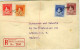 NAURU KGVI 1937 Coronation SG  44-7 On Registered Cover To London - Nauru