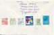 Yugoslavia Cover Sent To Denmark Novisad 8-5-1989 With A Lot Of Stamps On Front And Backside Sent To Denmark - Cartas & Documentos