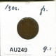 1 CENT 1902 NIEDERLANDE NETHERLANDS Münze #AU249.D.A - 1 Cent