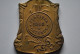 Médaille En Métal Doré Festival 1903 Ostende Allégorie Ar Nouveau Armes De La Ville Oostende Jugendstil Zeldzame RARE - Tokens Of Communes