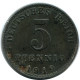 5 PFENNIG 1919 A GERMANY Coin #AW959.U.A - 5 Rentenpfennig & 5 Reichspfennig
