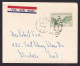 Canal Zone: Airmail Cover To USA, 1948, 1 Stamp, Landscape, Airplane, Ship, Air Label, Cancel Ancon (traces Of Use) - Zona Del Canale / Canal Zone