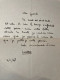 LOUTTRE B. (MARC-ANTOINE BISSIÈRE, DIT) - 1967  -Correspondance [une Lettre Et Une Enveloppe] - Escritores