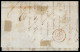 Antichi Stati Italiani - Modena - 40 Cent Azzurro (6) Isolato Su Lettera Da Modena A Roma Del 11.12.1852 - Molto Bella - - Andere & Zonder Classificatie