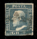 Antichi Stati Italiani - Sicilia - 1859 - 2 Grana Azzurro Verdastro (8b) Fresco E Con Ottimi Margini - Usato - Sonstige & Ohne Zuordnung