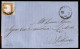 Regno - Vittorio Emanuele II - Fresca Lettera Da Siracusa (CS Palme - P.ti R1) 29.11.62 Affrancata Con 10 Cent (1h) Bord - Autres & Non Classés
