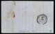 Regno - Vittorio Emanuele II - Fresca Lettera Da Albenga 22.4.63 Per Mentone Affrancata Con 40 Cent Rosa (3d) - Bene Den - Altri & Non Classificati