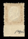 Regno - Vittorio Emanuele II - 1862 - 80 Cent Vittorio Emanuele II (4 L) - Non Dentellato In Basso Con Bordo Di Foglio - - Andere & Zonder Classificatie