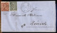 Regno - Vittorio Emanuele II - Lettera Affrancata Con 2 Cent (L15) + 1 Cent (L14) Da Milano Per Zurigo Del 1 Lug. 65 - V - Autres & Non Classés