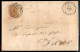 Regno - Vittorio Emanuele II - Mondavio (Marche) + Numerale 1428 - 20 Cent (28) Su Bustina Per Fano Del 24.2.78 - Sonstige & Ohne Zuordnung