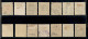 Occupazioni I Guerra Mondiale - Venezia Giulia - 1918 - Piccolo Insieme Di 9 Esemplari Nuovi E 14 Esemplari Usati Con Di - Sonstige & Ohne Zuordnung
