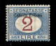 Colonie - Eritrea - 1903 - 2 Lire Segnatasse (9) - Gomma Integra - Other & Unclassified