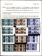 RSI - Provvisori - 1944 - Fascio Stilizzato - Serie Completa (12 Valori) In Quartine Con Soprastampe Non Adottate - Gomm - Andere & Zonder Classificatie