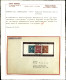 Delcampe - EUROPA - GERMANIA - Foglietti Mostra Filatelica (Block 12A+12B) Su Due Buste - Berlino 15.12.46 - Cert Biondi (600) - Otros & Sin Clasificación
