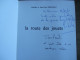 LA ROUTE DES JOUETS / MICHELE ET JEAN PAUL GRENEAU / ARTHAUD / 1982 / DEDICACE - Signierte Bücher